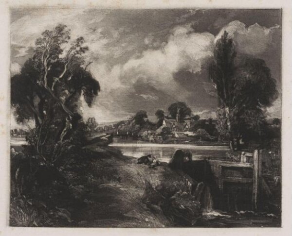 Constable, John RA, A Lock on the Stour Suffolk