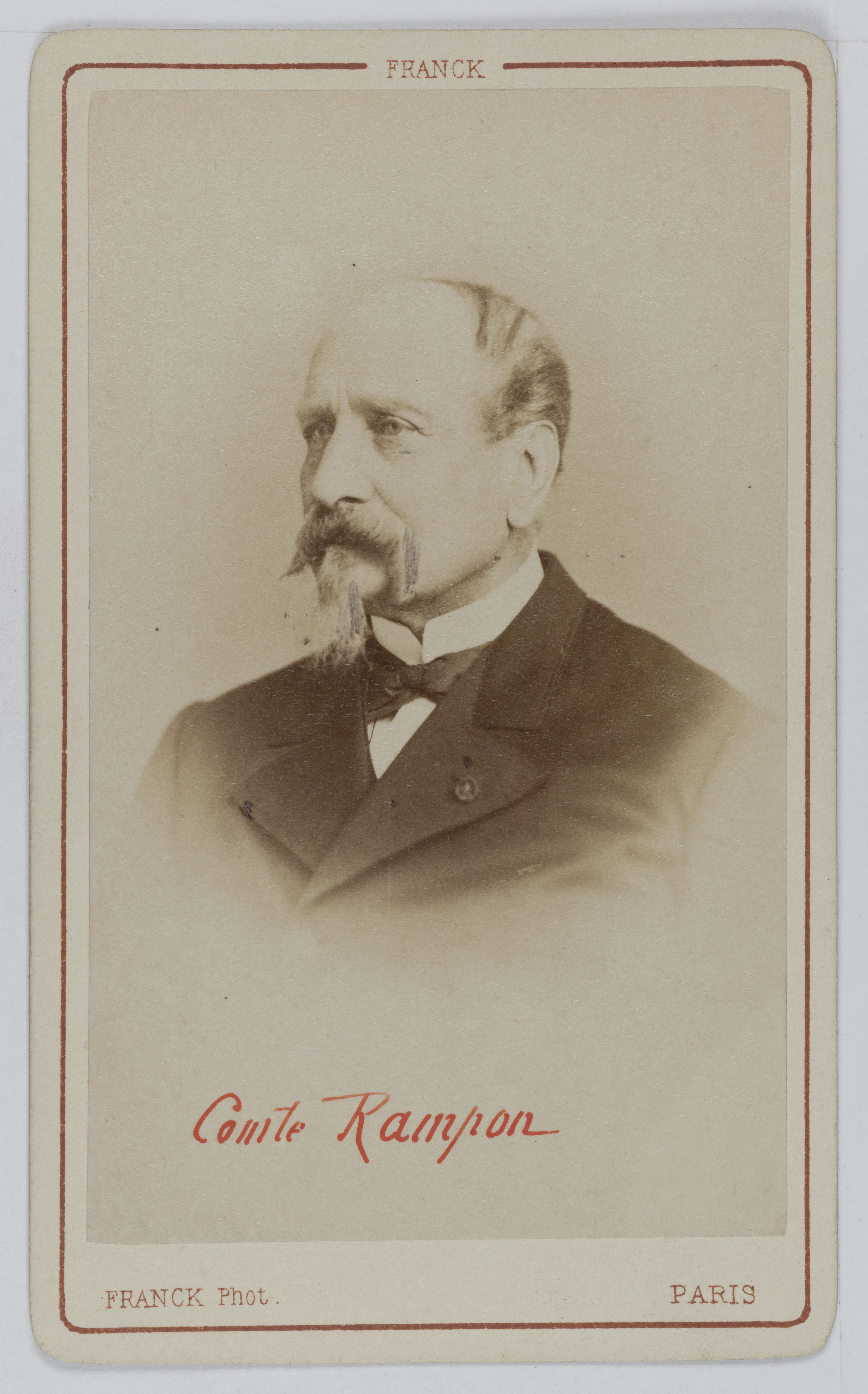 Franck, Portrait de Joachim Achille Rampon (1806-1883), aide camp du général de La Fayette et homme politique.