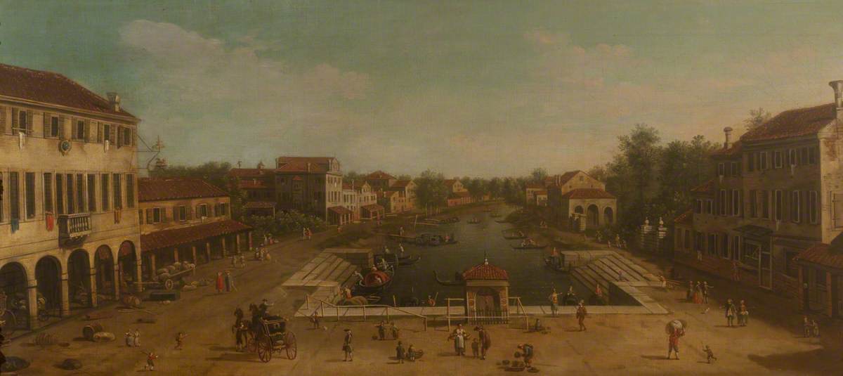 Canaletto, View of Mestre