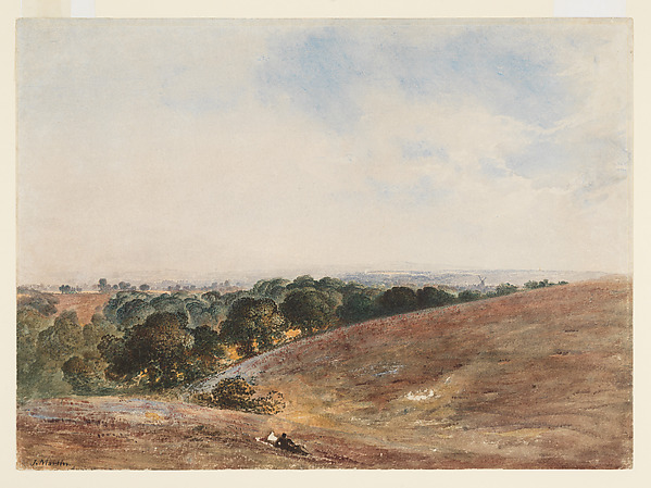 John Martin, View on the South Downs