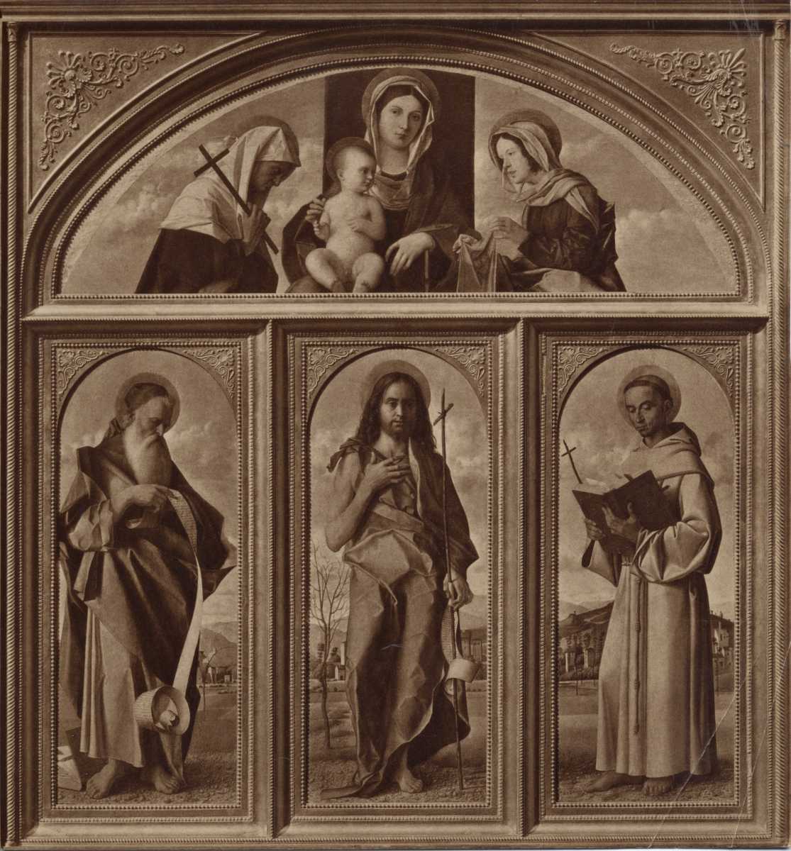 Giovanni Bellini, Altartafel mit drei Heiligen
