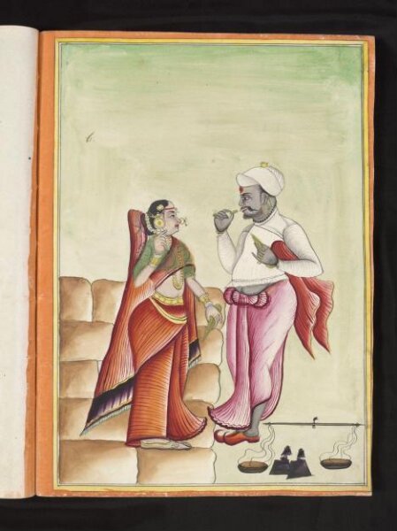 Unknown, A merchant and his wife