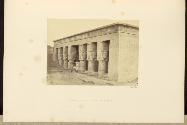 Francis Frith, Portico of the Temple of Dendera