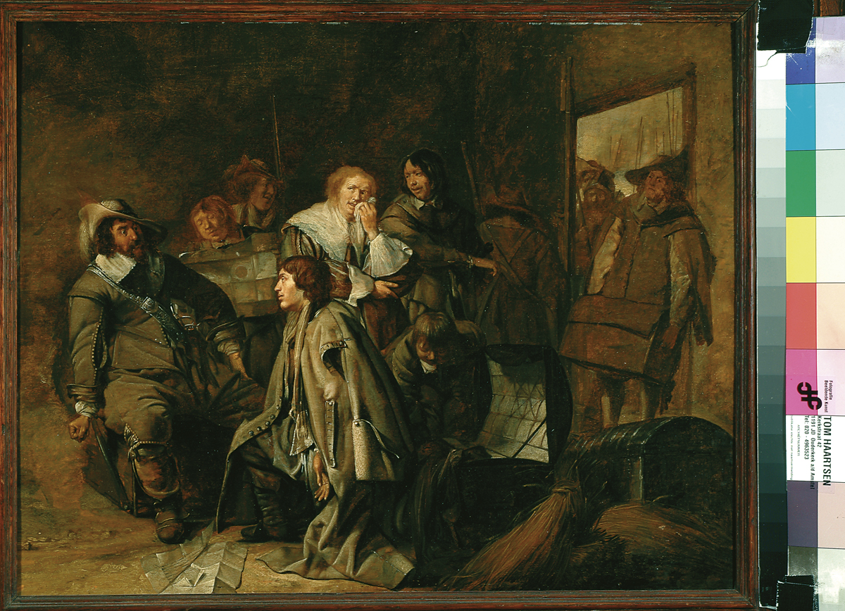 Pieter Codde, Soldiers ransacking a house