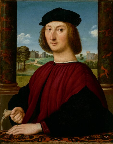 Raphael, Portrait of a Young Man in Red