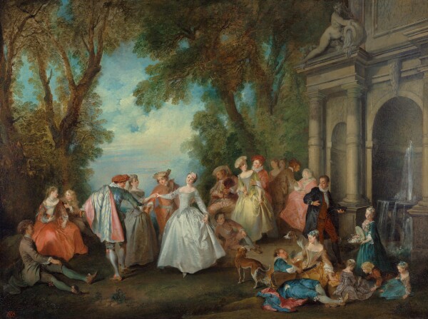Nicolas Lancret, Dance before a Fountain