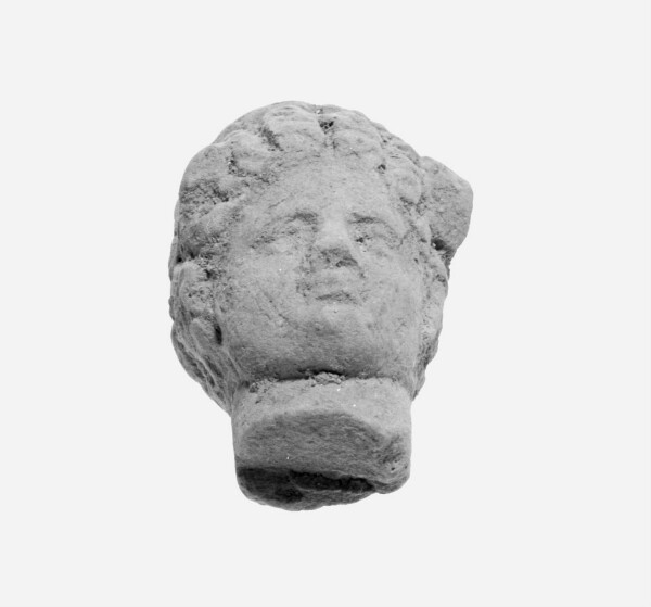 Unknown, Head with Melon Coiffure and Wreath