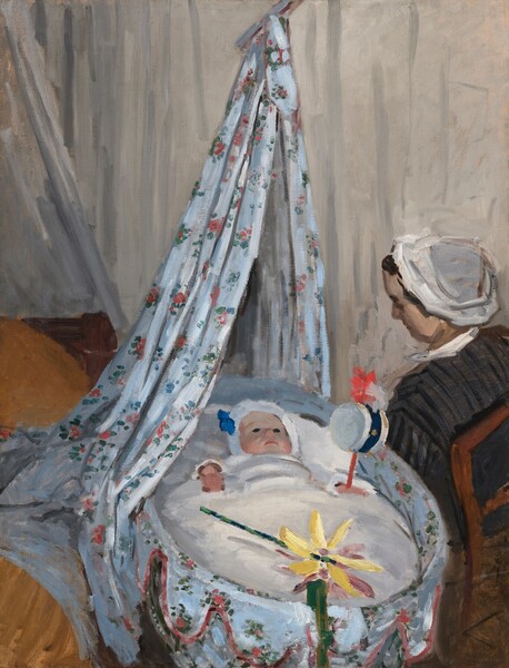 Claude Monet, The Cradle - Camille with the Artist's Son Jean