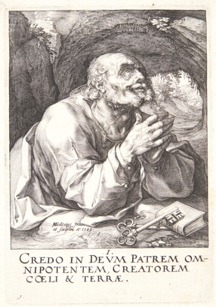 Hendrick Goltzius, Apostlen Peter