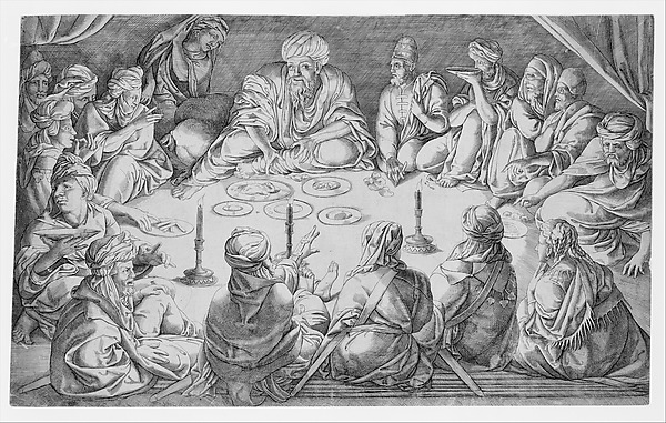 Jan Cornelisz Vermeyen, King Mulay Hasan and His Retinue at a Repast in Tunis