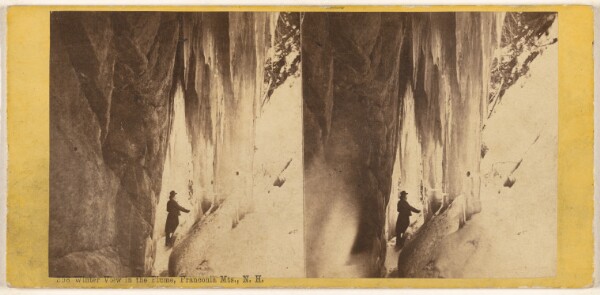 Edward Bierstadt, Winter View in the Flume, Franconia Mts., N.H.