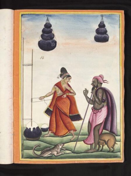 Unknown, A milkman with his wife
