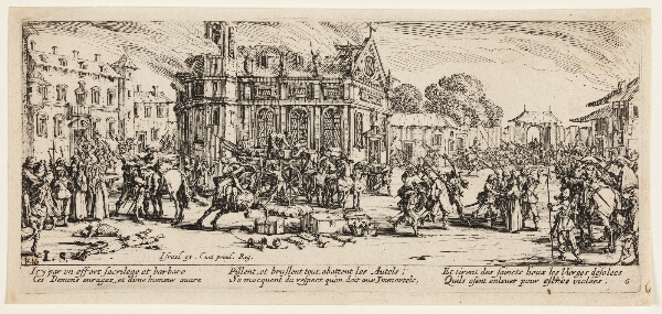 Jacques Callot, Et kloster ødelægges