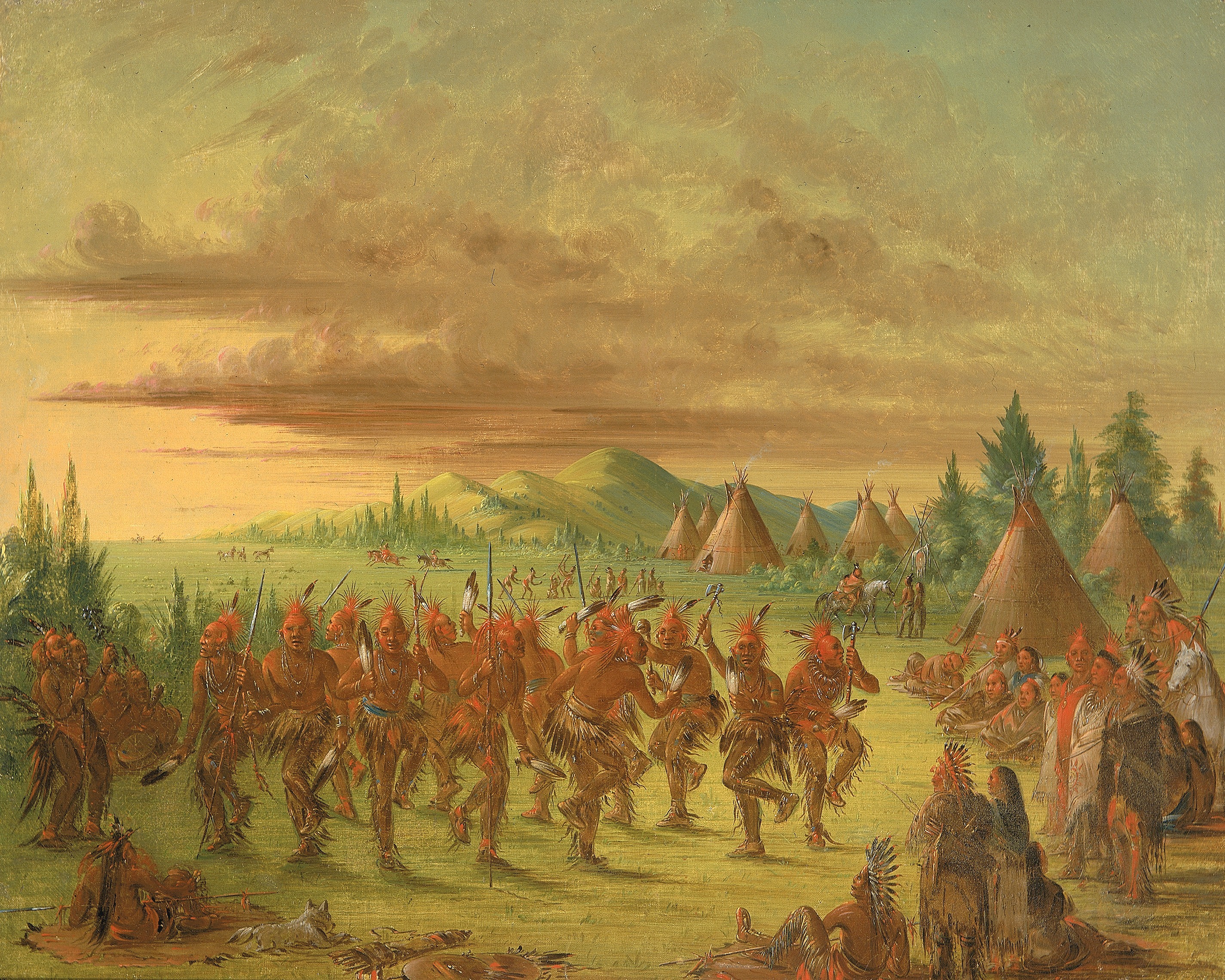 George Catlin, Eagle Dance