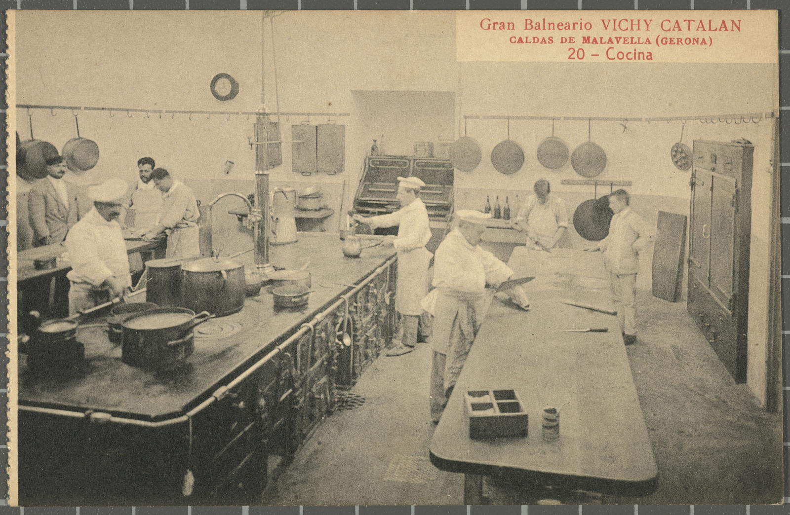 Josep Thomas Bigas, Gran Balneario VICHY CATALAN CALDAS DE MALAVELLA (Gerona ) 20 - Cocina
