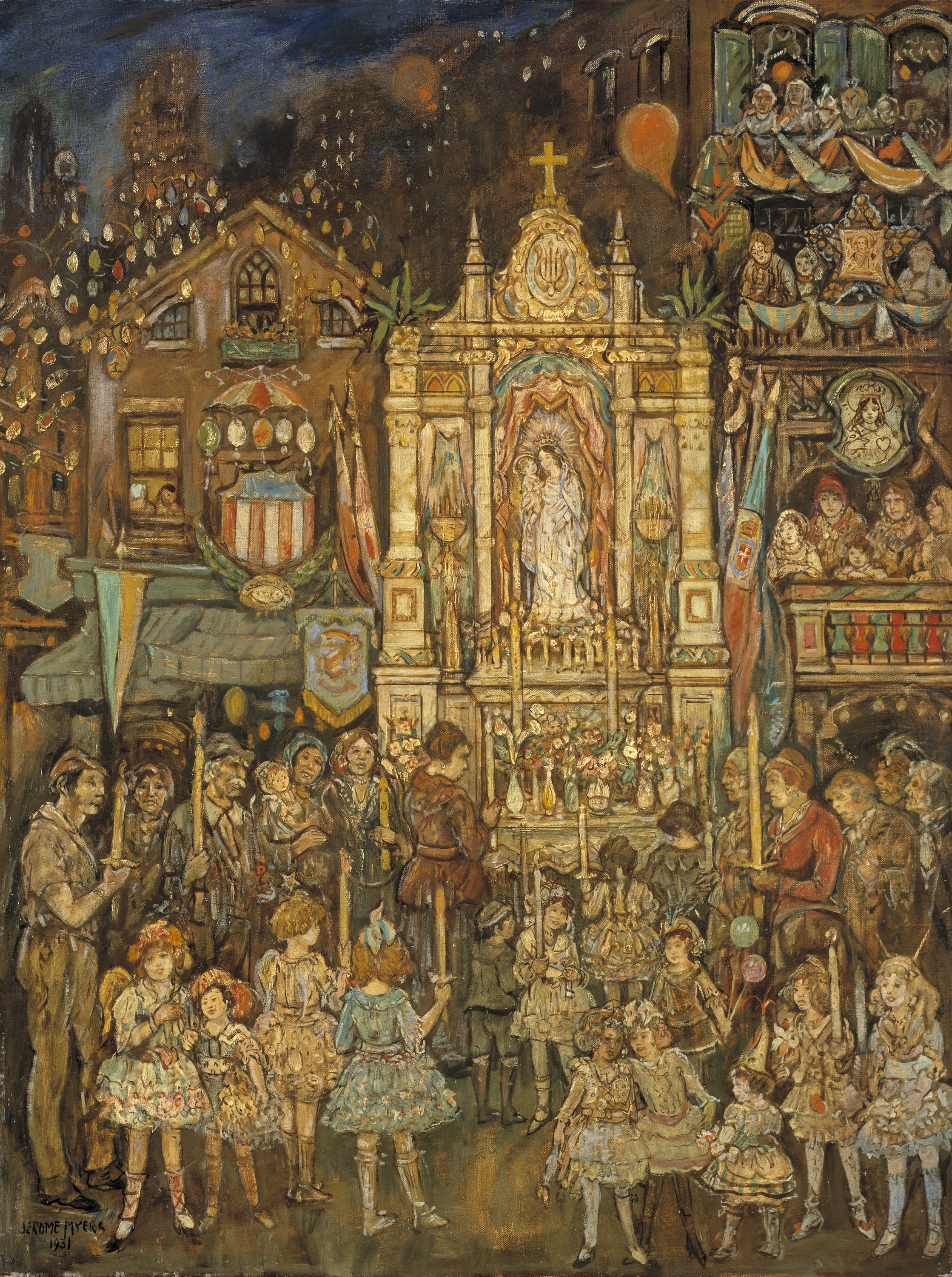 Jerome Myers, Street Shrine