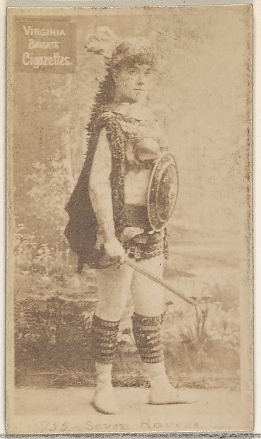Allen & Ginter, Card 755, Seven Ravens, from the Actors and Actresses series (N45, Type 2) for Virginia Brights Cigarettes