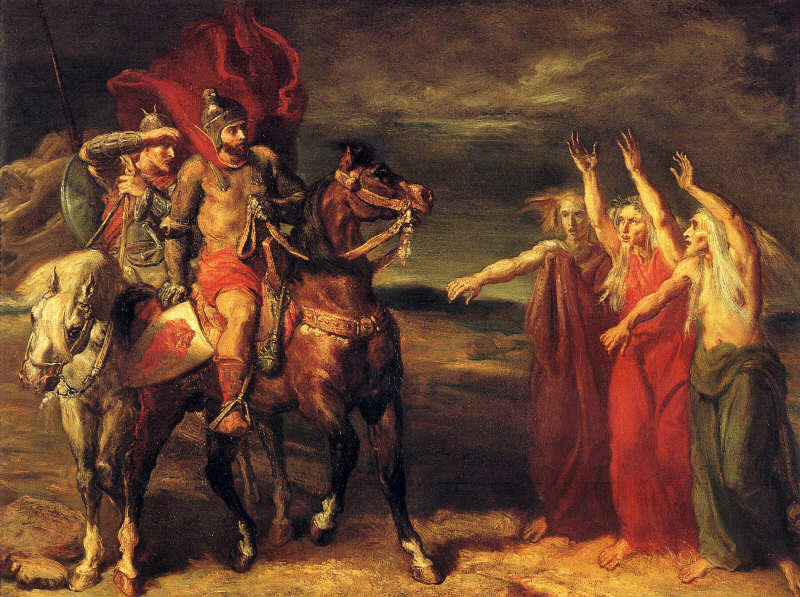 Théodore Chassériau, Macbeth et les trois sorcières