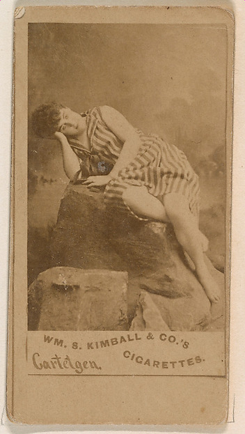 William S. Kimball & Company, Miss Cartelgen, from the Actresses series (N203) issued by Wm. S. Kimball & Co.