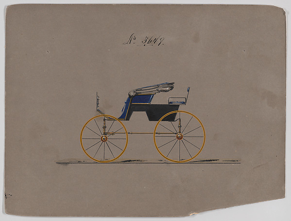 Brewster & Co., Design for Stanhope Phaeton, no. 3649