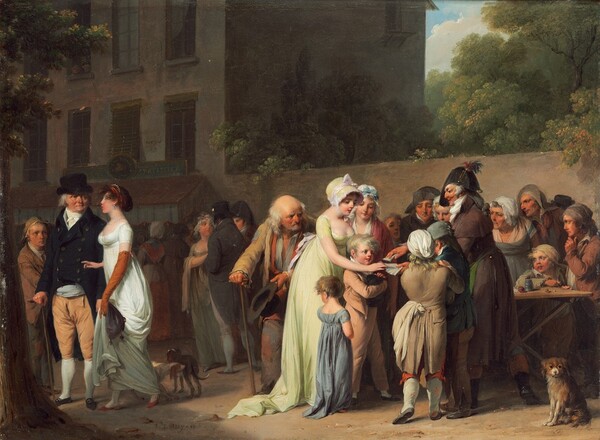 Louis-Léopold Boilly, The Card Sharp on the Boulevard