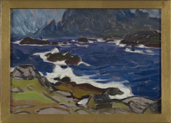 Anna Boberg, Studie under storm. Från Lofoten