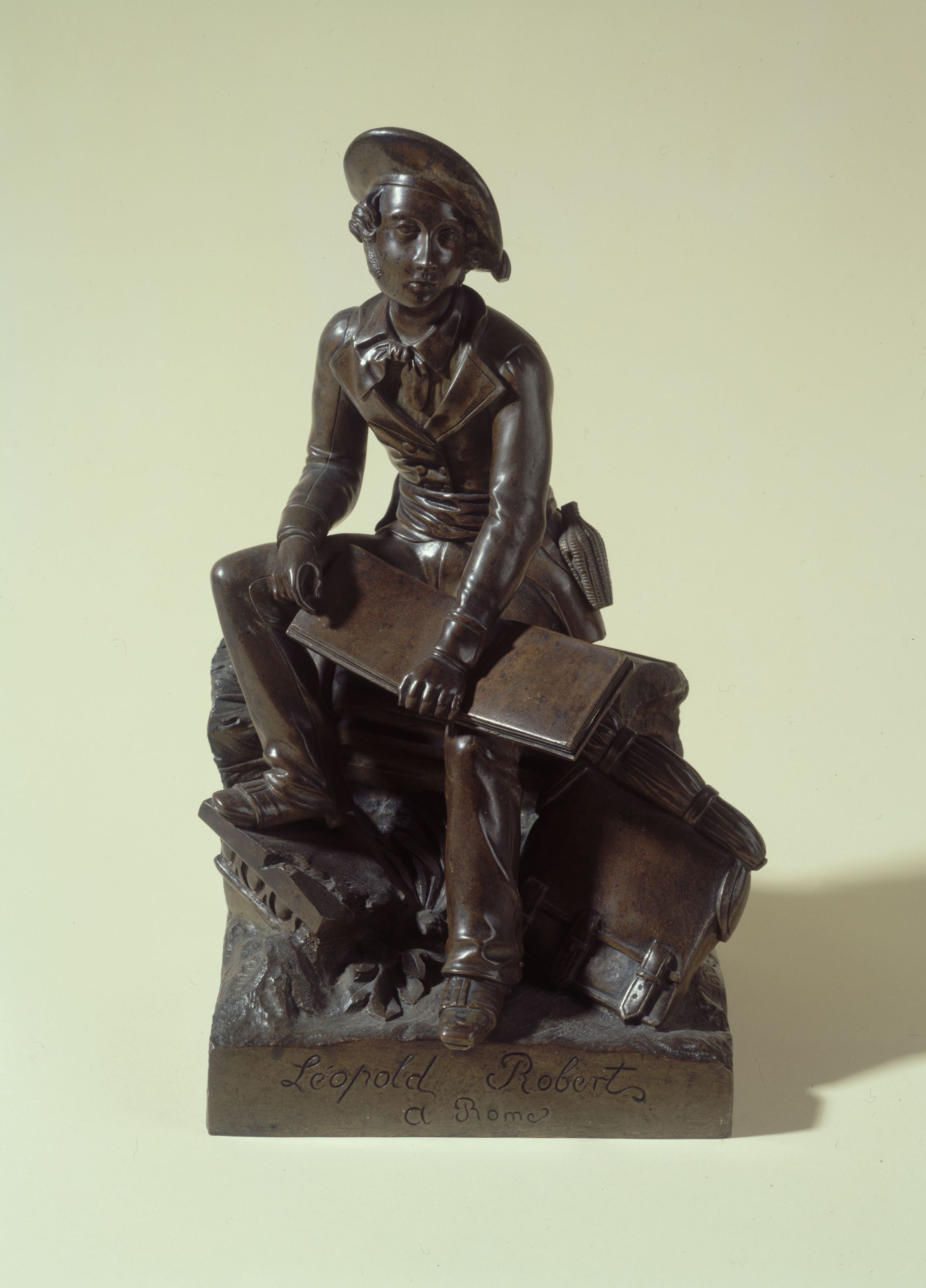 Louis Auguste Edmond Lévêque, Léopold Robert à Rome
