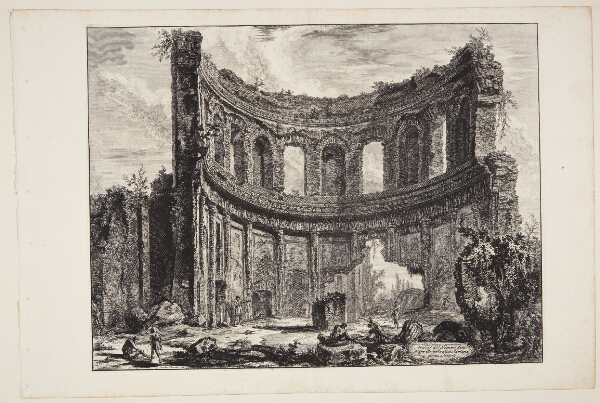 Giovanni Battista Piranesi, Hadrians Villa i Tivoli, tidligere kaldet Apollotemplet