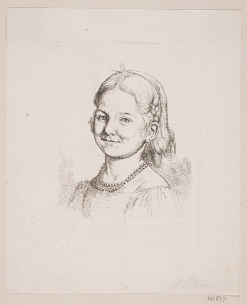 Jørgen Roed, Albertine Feilberg som ung
