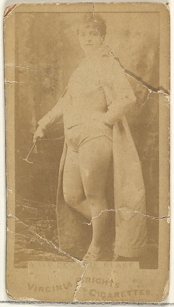 Allen & Ginter, Miss Georgie Blake, from the Actors and Actresses series (N45, Type 1) for Virginia Brights Cigarettes