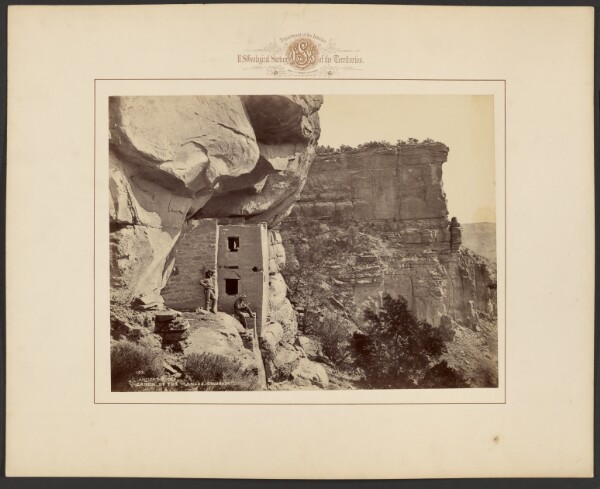 William Henry Jackson, Ancient Ruins in the Cañon of the Mancos, Colorado