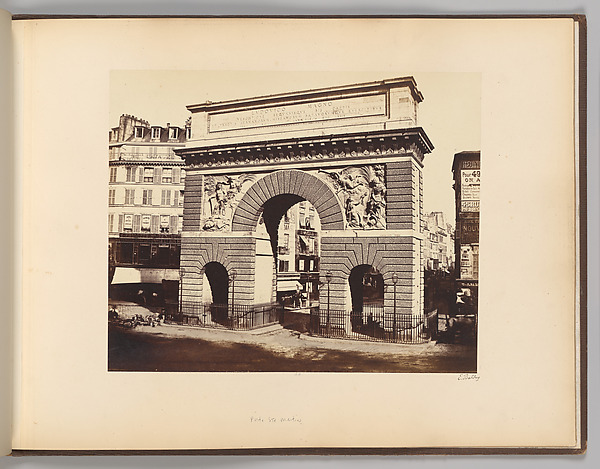 Edouard Baldus, Porte Saint-Martin