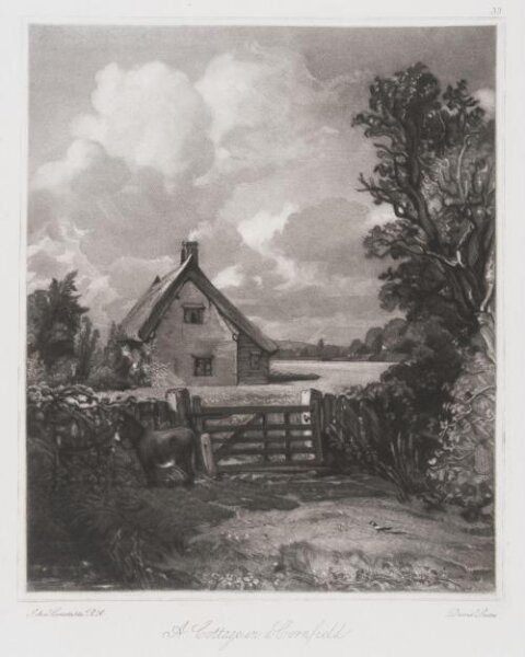 Constable, John RA, A Cottage in a Cornfield