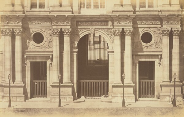 Édouard Baldus, [The Ground Floor of the Pavillon Richelieu, Louvre, Paris]