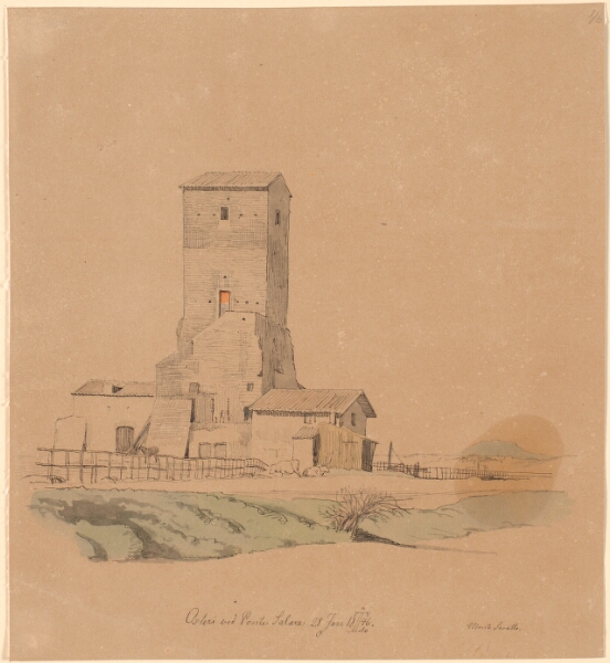 Johan Thomas Lundbye, Osteri ved Ponte Salare