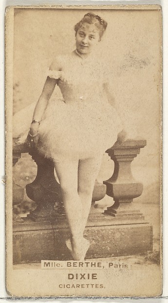 Allen & Ginter, Mlle. Berthe, Paris, from the Actors and Actresses series (N45, Type 1) for Dixie Cigarettes