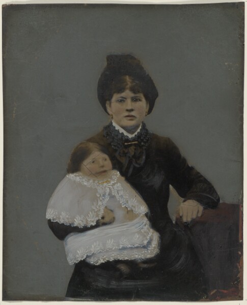 Unknown, [Portrait of mother and baby]