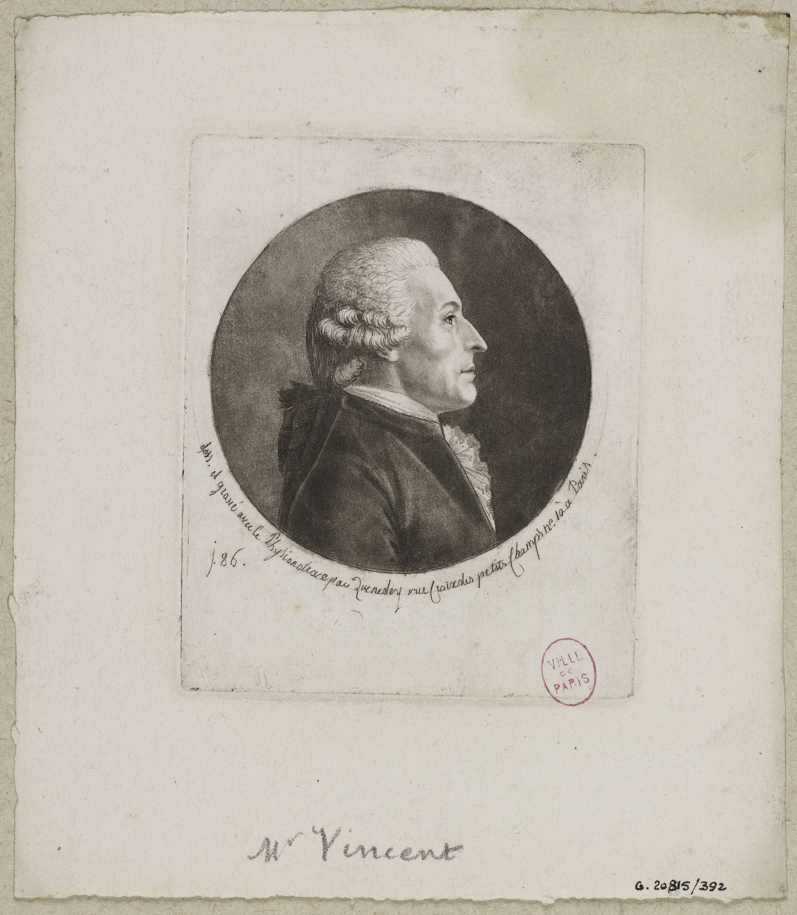 Edmé Quenedey, Portrait de Monsieur Vincent