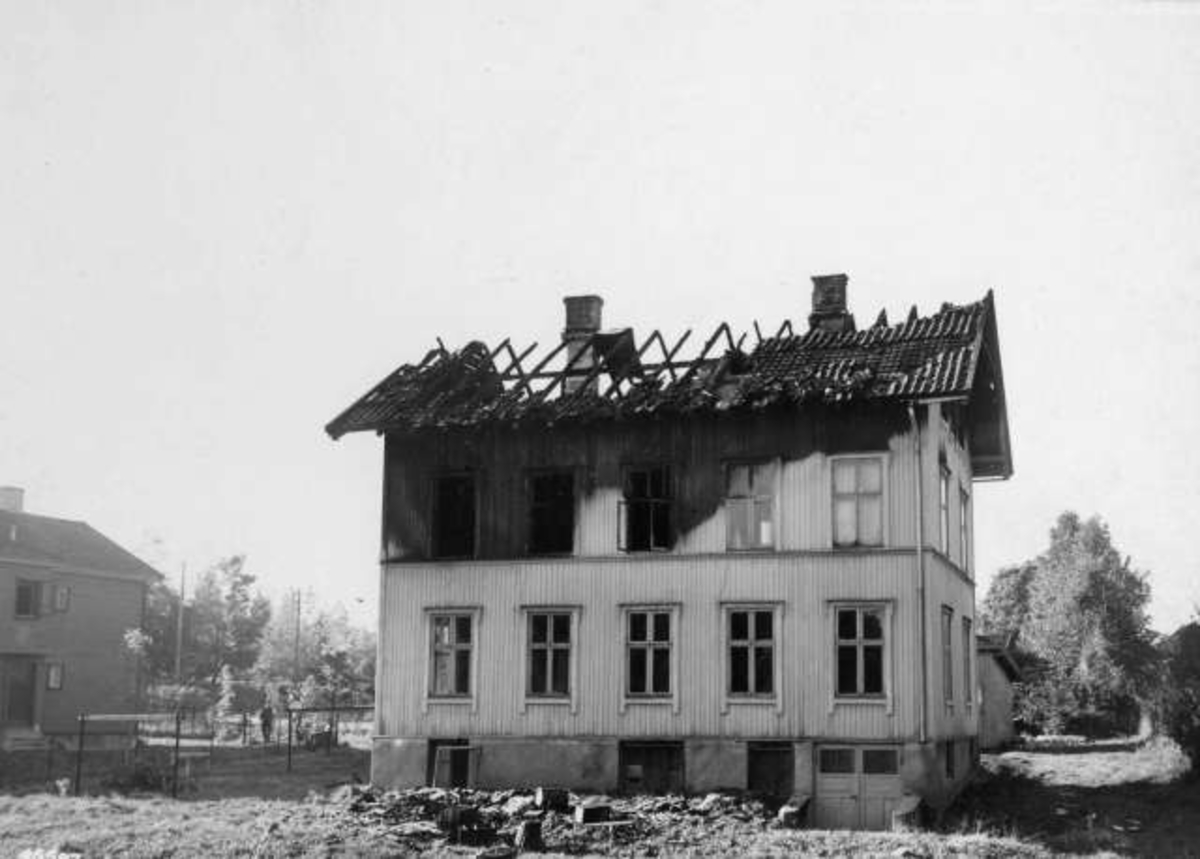 Anders Beer Wilse, Branntomt