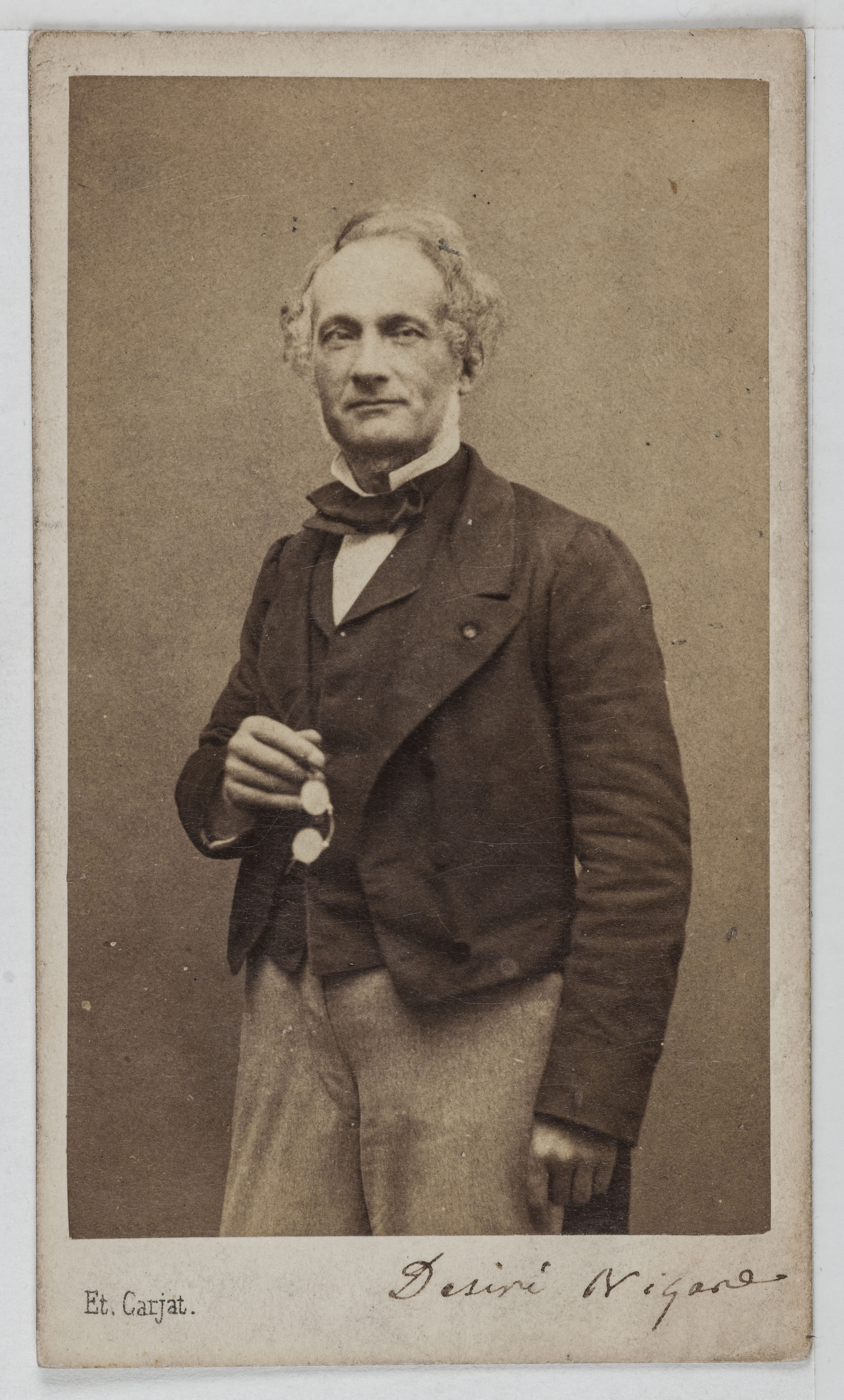 Etienne Carjat, Portrait de Désiré Nisard, universitaire, critique littéraire et directeur de l'Ecole normale.