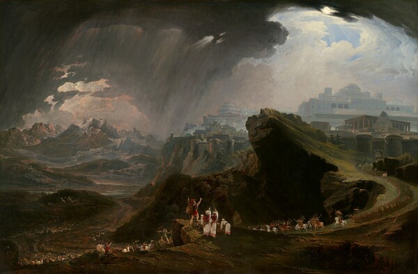 John Martin, Joshua Commanding the Sun to Stand Still upon Gibeon