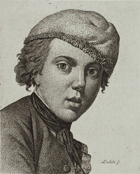 Gerhard Ludvig Lahde, Jens Juel, efter Juels selvportræt fra 1767