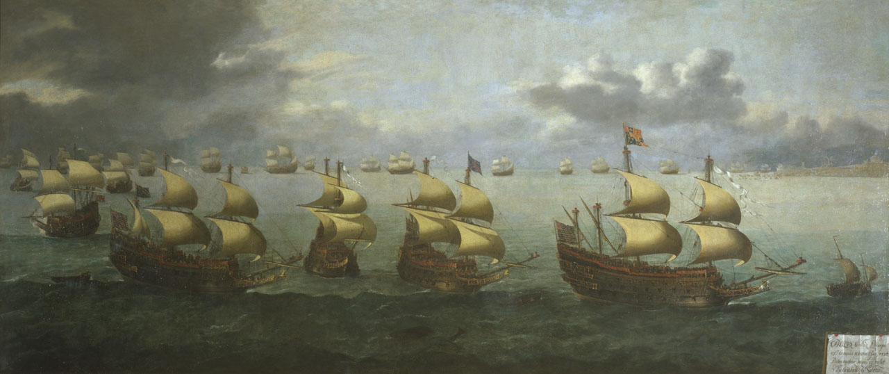 Hendrick Cornelisz Vroom, The Return of Prince Charles from Spain, 5 October 1623