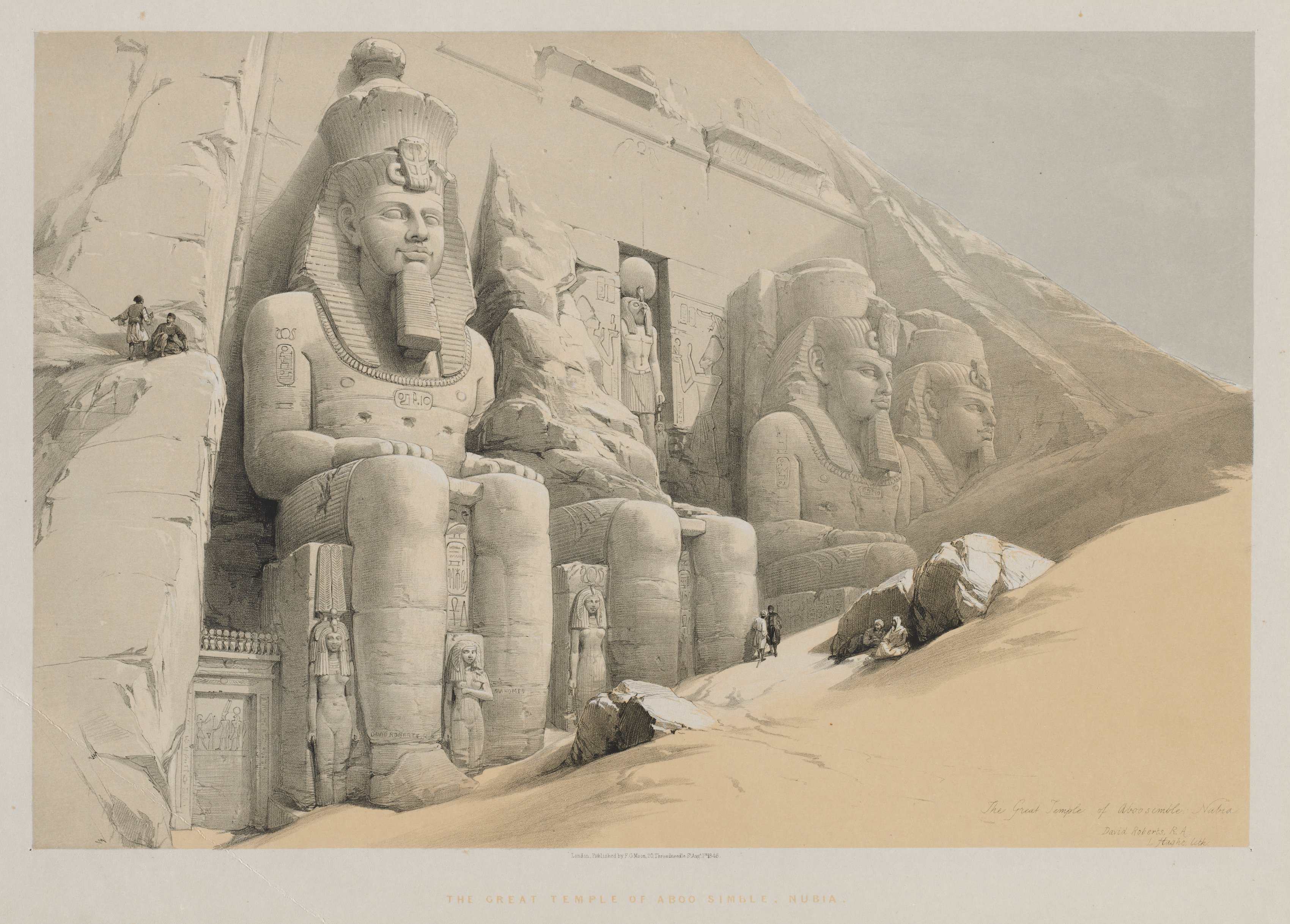 Louis Haghe, Egypt and Nubia, Volume I: The Great Temple of Aboo-Simble, Nubia
