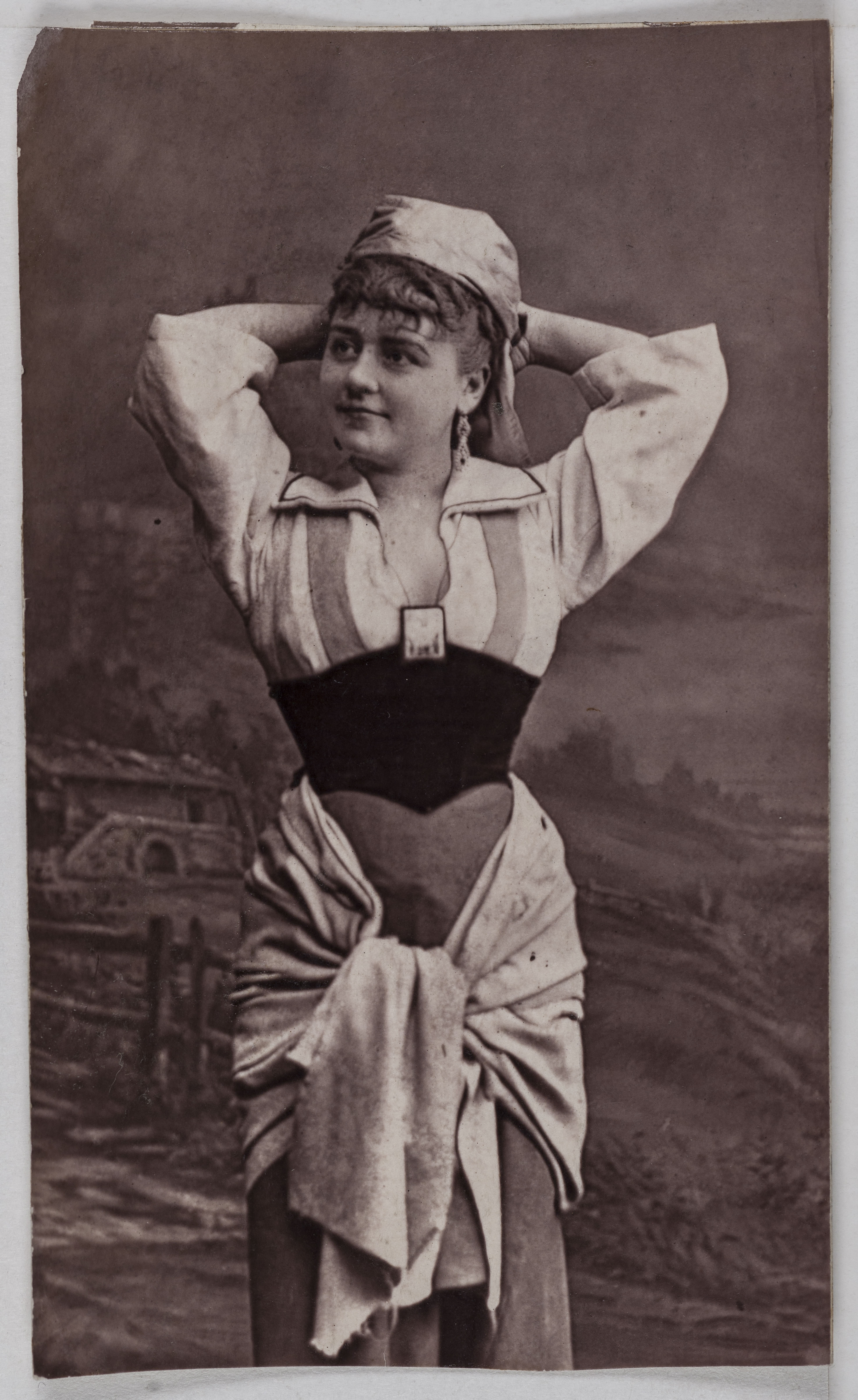 Anonyme, Portrait de Marié Paola, (1851-), (sœur de Galli et d'Irma Marié), (actrice)