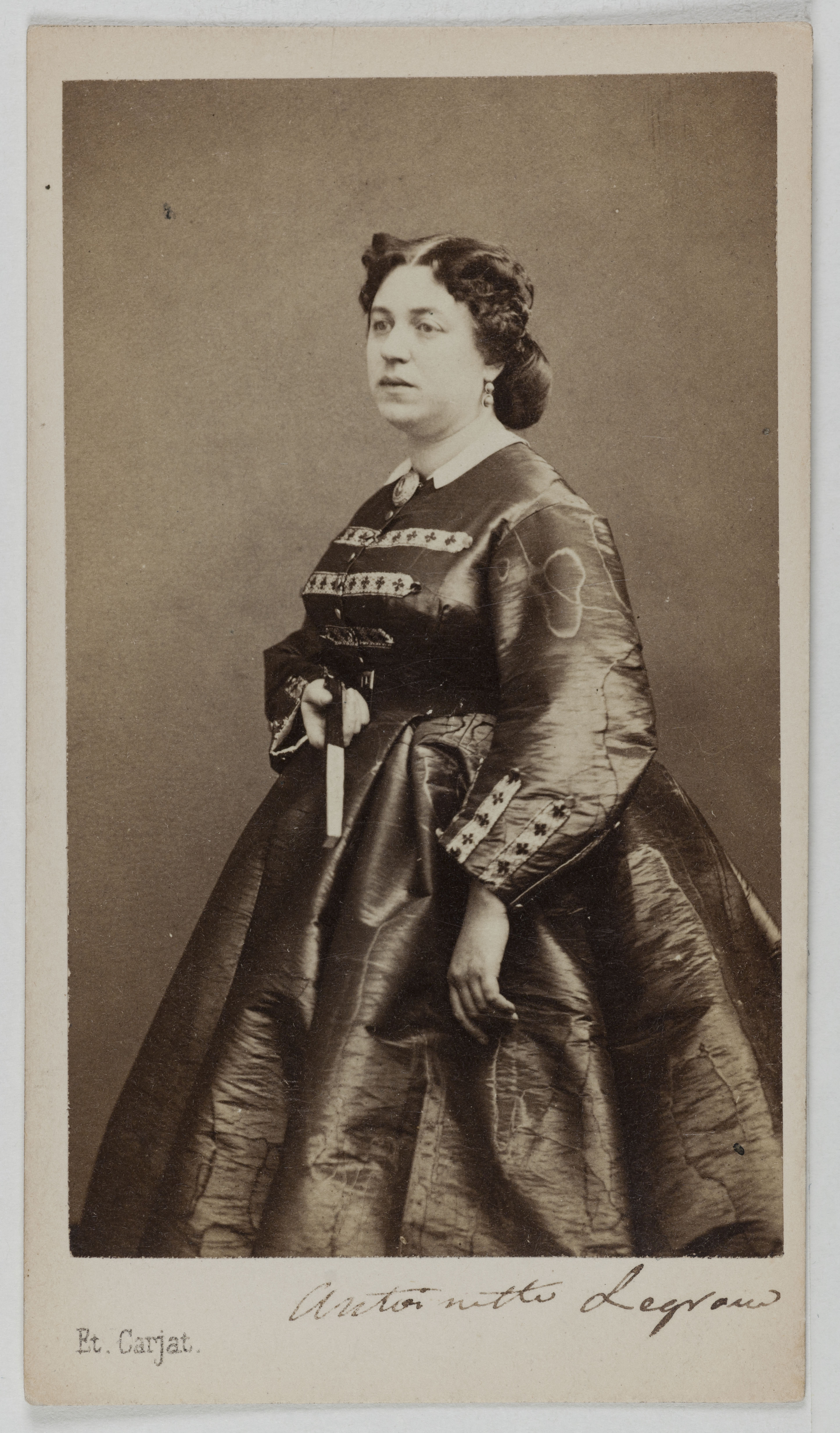Carjat & Cie, Portrait de Legrand Antoinette, (actrice)