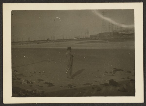 Louis Fleckenstein, [Man on Beach]