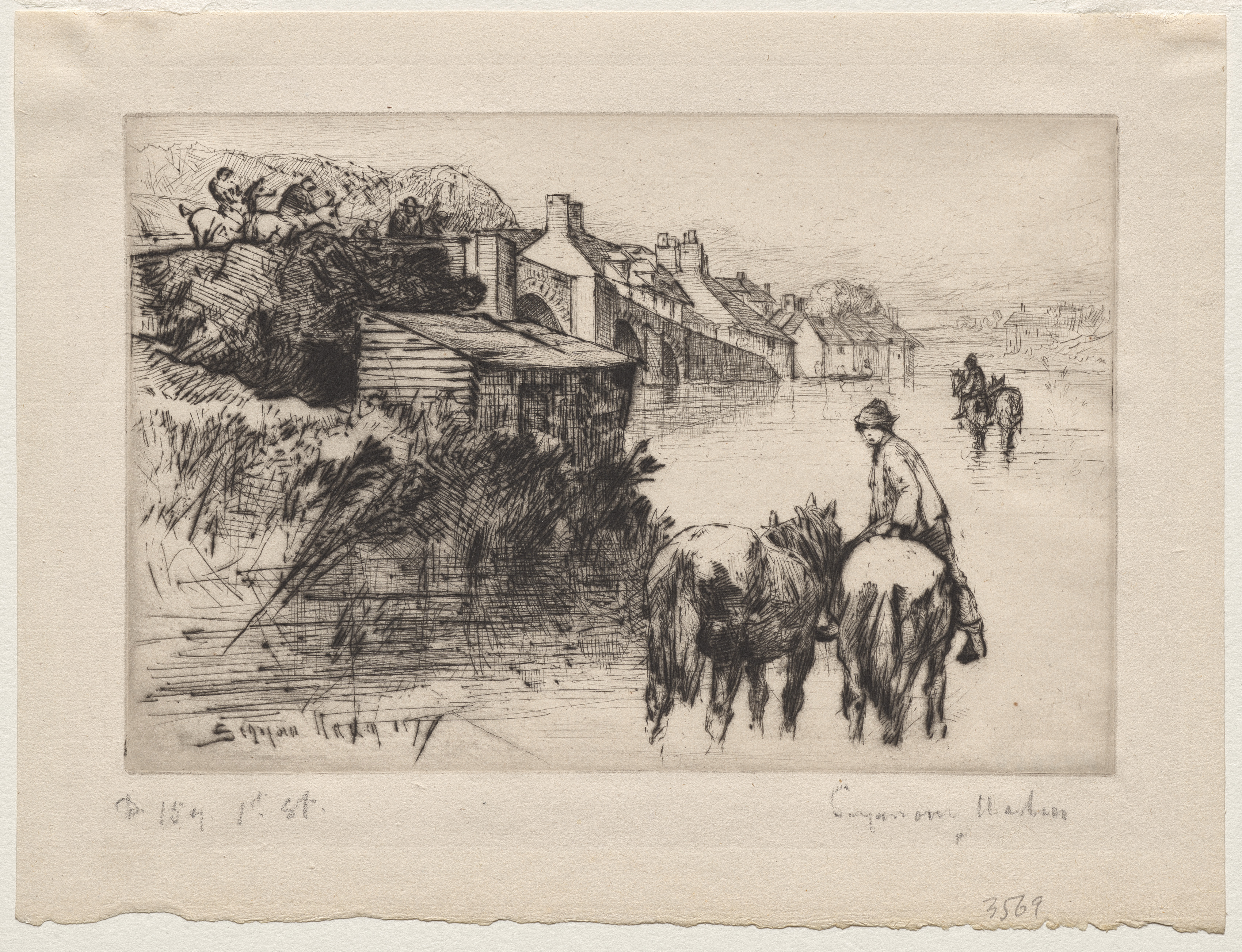 Francis Seymour Haden, Wareham Bridge