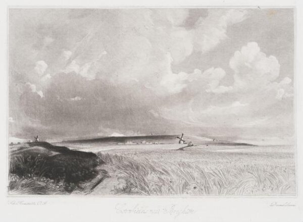 Constable, John RA, Cornfields near Brighton