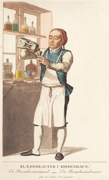 Gerhard Ludvig Lahde, Brændevinsmand